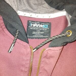 Tony Hawk Maroon and Black Jacket